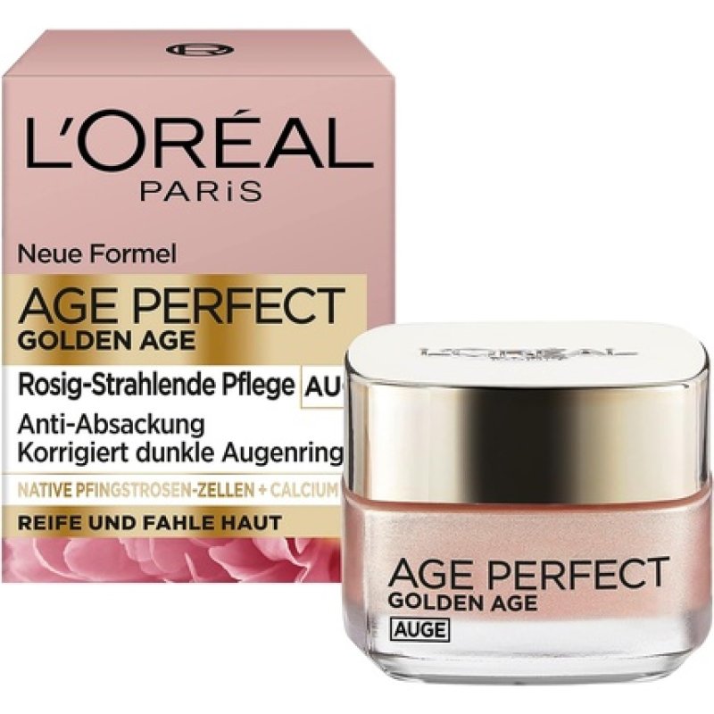 LOréal Paris Age Perfect Golden Age Anti-Aging Eye Cream with Peony Extract and Calcium B5 15ml