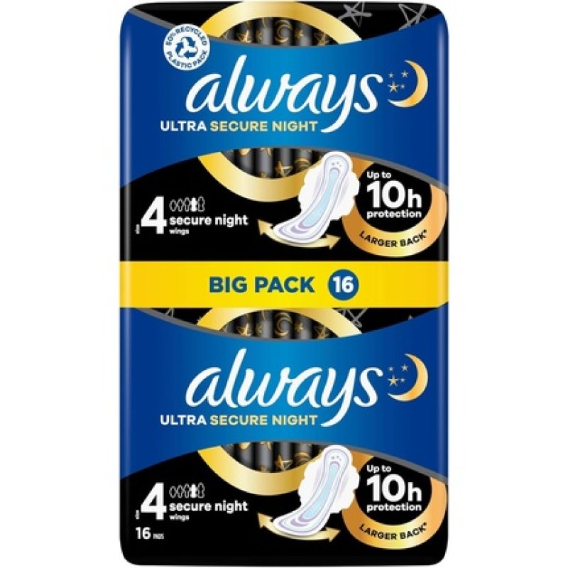 Always Ultra Secure Night 16 Count