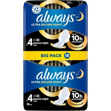 Always Ultra Secure Night 16 Count