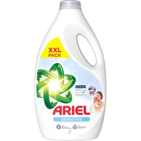 Ariel Sensitive Skin Clean & Fresh Liquid Detergent 60 Washes 30l