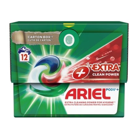 Ariel All In 1 Washing Pods Extra Clean Power 12 Pods