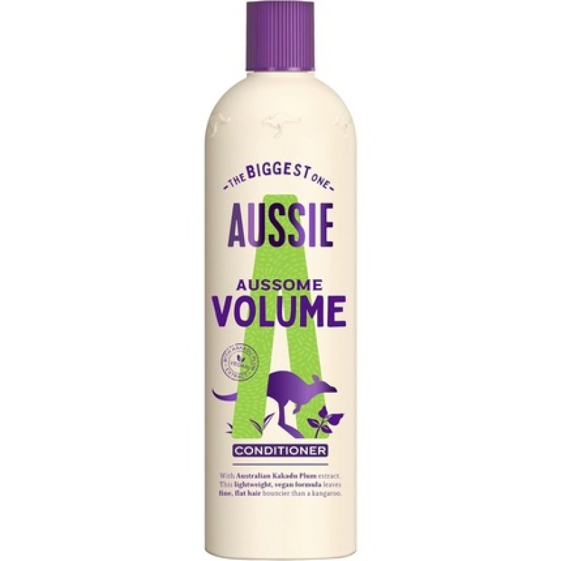 Aussie Aussome Volume Conditioner Lightweight Vegan Formula for Fullness