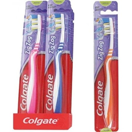 Colgate Toothbrushes Zig Zag Plus X12