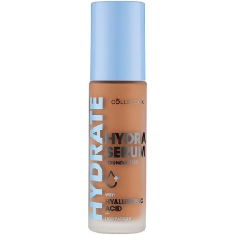 Collection Cosmetics Hydra Serum Foundation Breathable Formula for Glowy Skin 30ml Cocoa