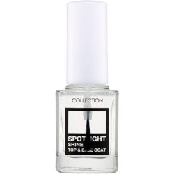 Collection Cosmetics Long Lasting Spotlight Shine Nail Polish Colour Top And Base Coat 105ml