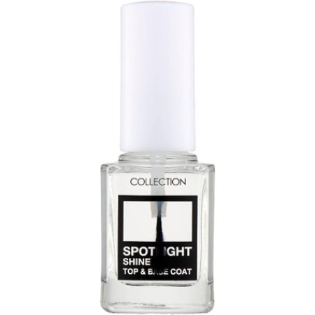 Collection Cosmetics Long Lasting Spotlight Shine Nail Polish Colour Top And Base Coat 105ml