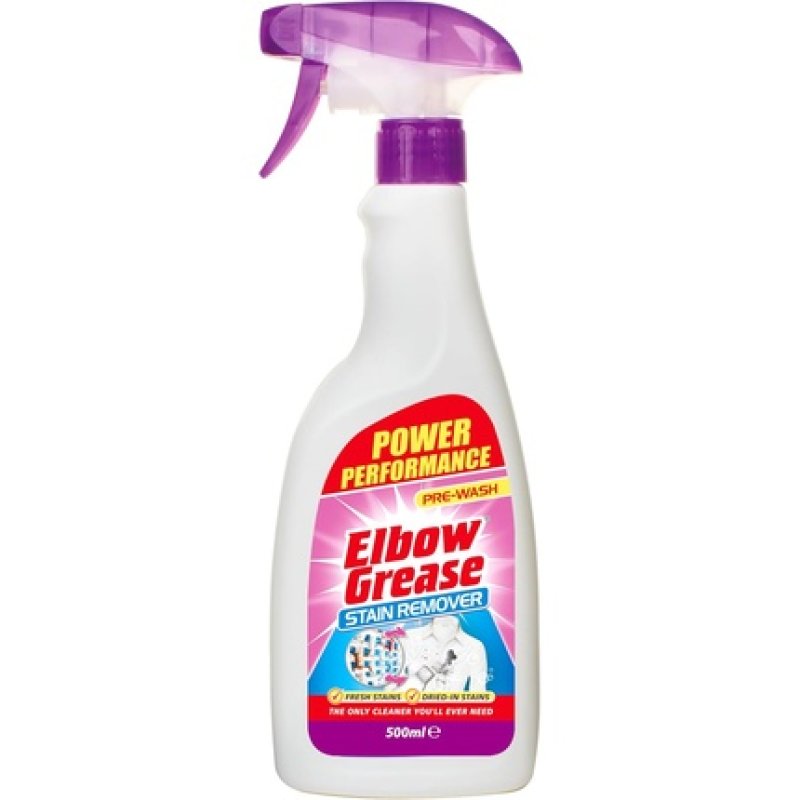 Elbow Grease Stain Remover Spray - Pre-Wash for Clothes, Carpets & Upholstery