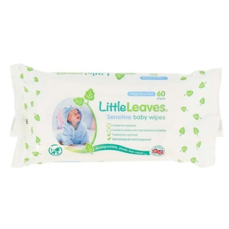 Little Leaves Sensitive Fragrance Free Baby Wipes