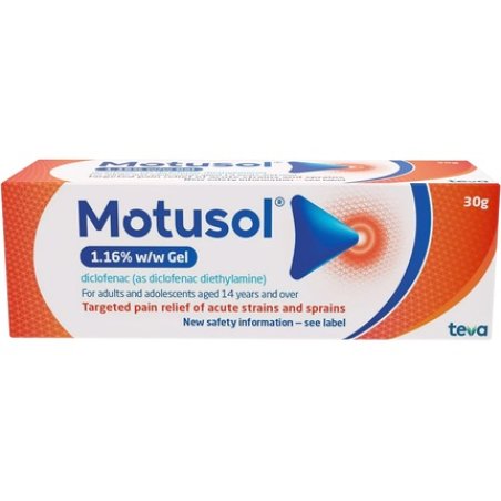 Motusol 1.16% Gel Targeted Pain Relief for Joints and Muscles 30g