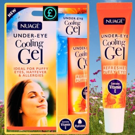 New Hayfever & Allergies Relief Undereye Cooling Gel With Vitamin E 15ml