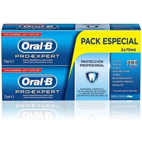 Oral B Pro Expert Professional Protection Twin Pack 2 X 75 Ml