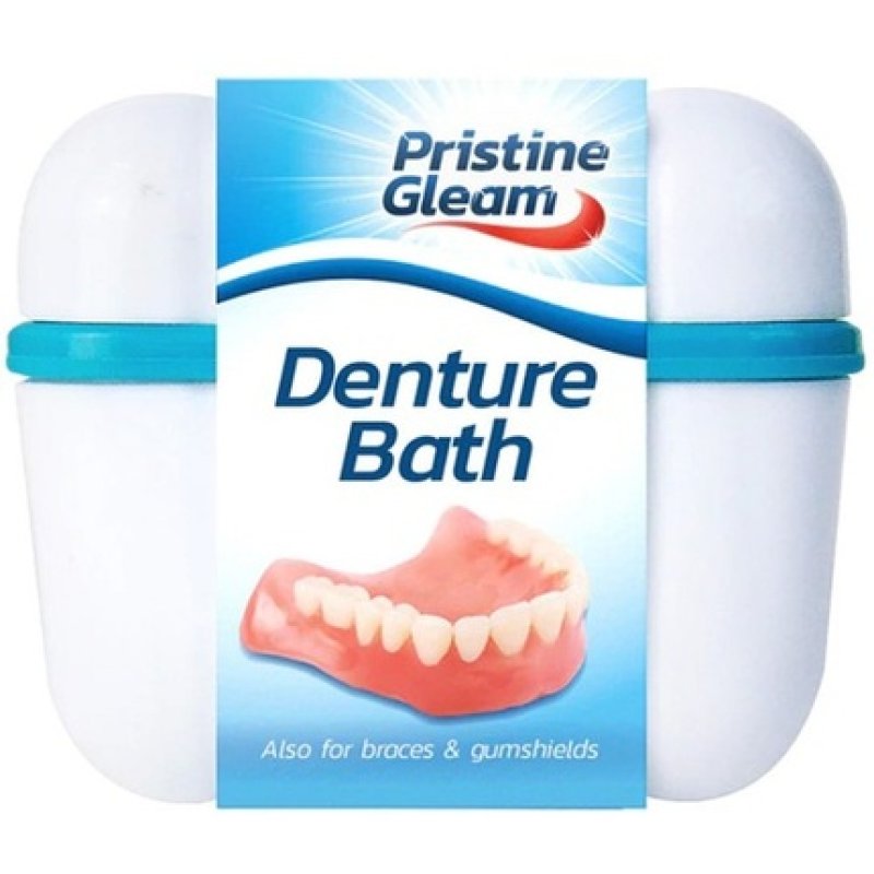 Denture Bath Box Braces Rinse Tray