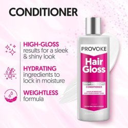 Provoke Hair Gloss Highshine Coat Conditioner 200ml Mirror Shine