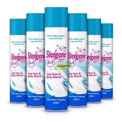 Stergene Gentle Care 2 In 1 Easy Iron & Spray Starch Fresh Citrus 300ml