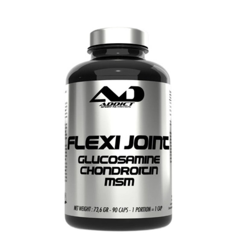 Addict Sport Nutrition Flexi Joint Glucosamine Chondroitin Msm 90 Capsules