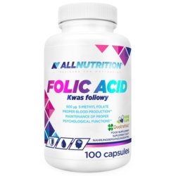 Allnutrition Folic Acid 600 Micrograms 100 Capsules
