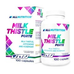 Allnutrition Liver Health Forte Milk Thistle Detox Formula 100 Natural Support Capsules