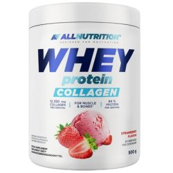 Allnutrition Whey Protein Collagen Strawberry 500g