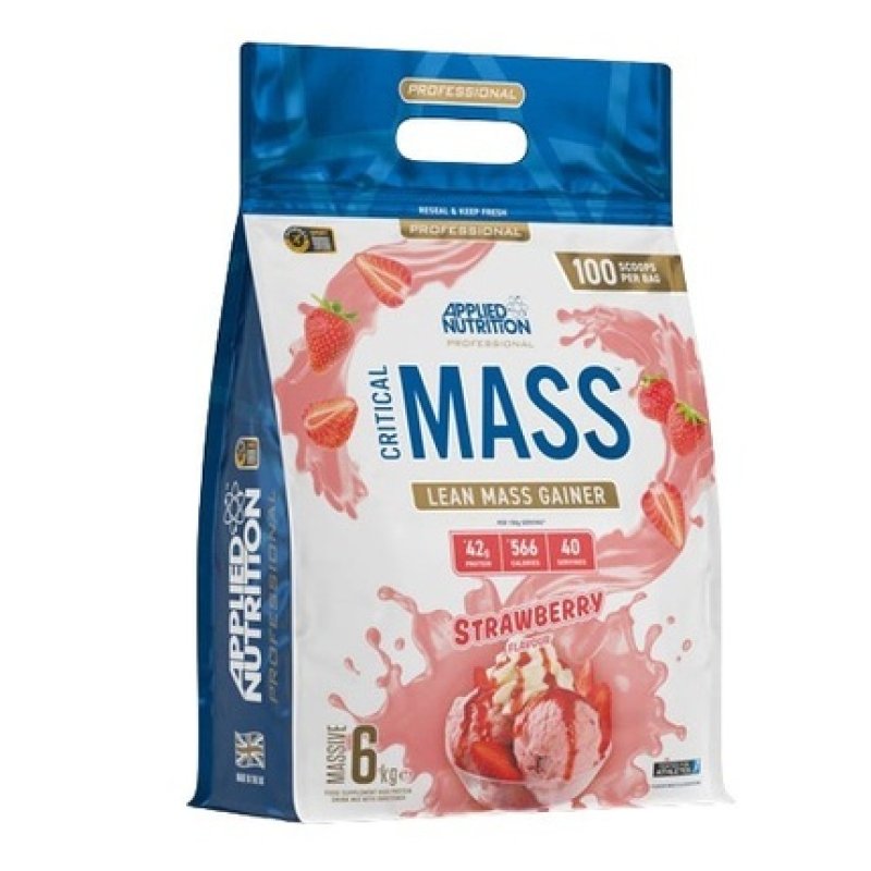 Applied Nutrition Critical Mass Professional Strawberry Flavor 6000g