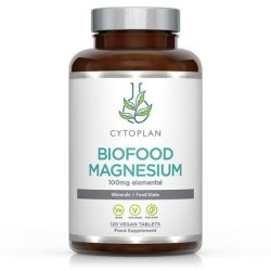 Cytoplan Biofood Magnesium 120 Vegan Tablets