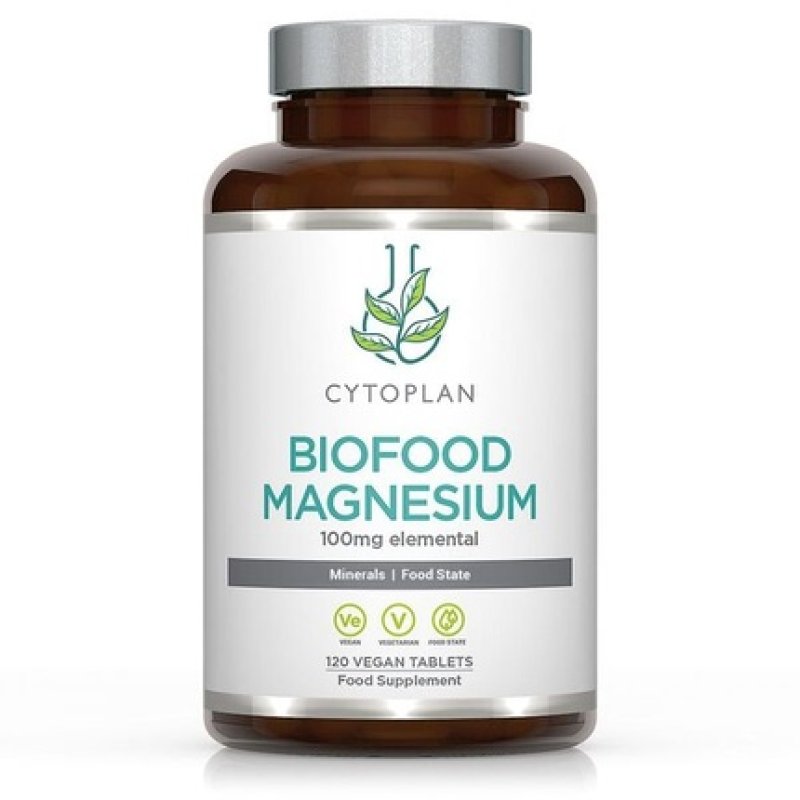 Cytoplan Biofood Magnesium 120 Vegan Tablets