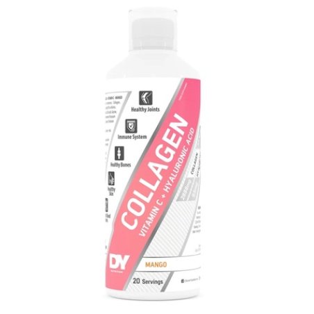 Dorian Yates Liquid Collagen With Vitamin C And Hyaluronic Acid Mango 500 Ml