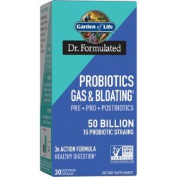 Garden of Life Dr. Formulated Once Daily 3-in-1 Complete Prebiotics and Postbiotics