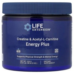Life Extension Creatine & Acetyllcarnitine Energy Plus 233g