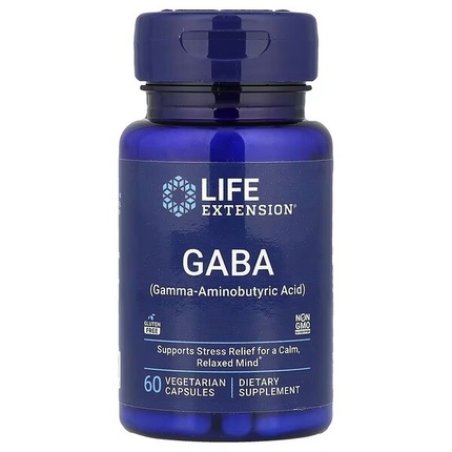 Life Extension Gaba 60 Vegetable Capsules
