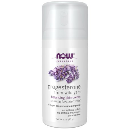 NOW Foods Progesterone from Wild Yam with Lavender Balancing Skin Cream 85g