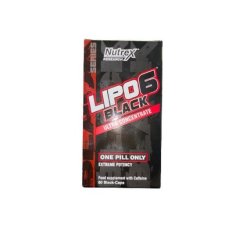 Nutrex Lipo6 Black Ultra Concentrate Extreme Potency 60 Black Capsules