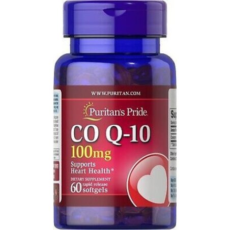 Puritan's Pride Coenzyme Q10 100mg 60 Softgels