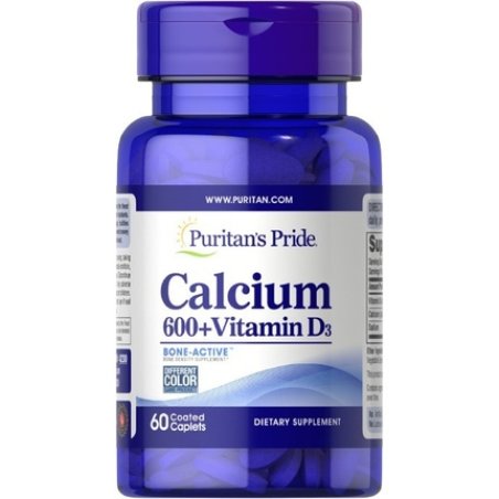 Puritan's Pride Calcium Vitamin D3 60 Caplets