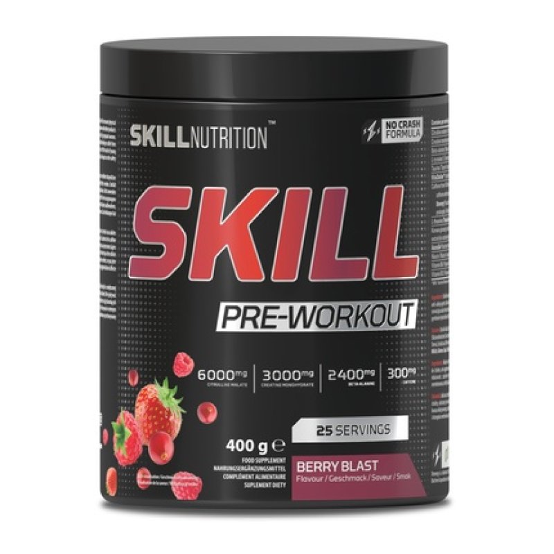 Skill Nutrition Preworkout Berry Blast 400412 Grams