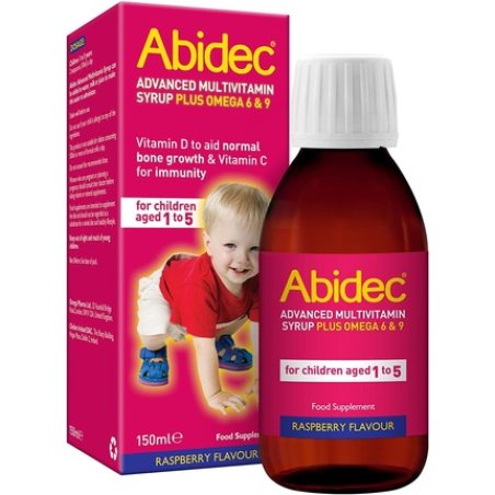 Abidec Kid Multivitamin Syrup with Vitamin D Omega 6 & 9 150ml