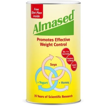 Almased Soya Yogurt and Honey Meal Replacement for Weight Control 500g Unflavored Powder