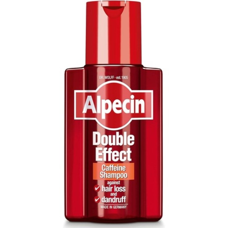 Alpecin Double Effect Shampoo 200ml - Anti-Dandruff and Natural Hair Growth