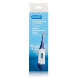 Alvita Flexible Digital Thermometer Fast & Accurate Results In 10 Seconds