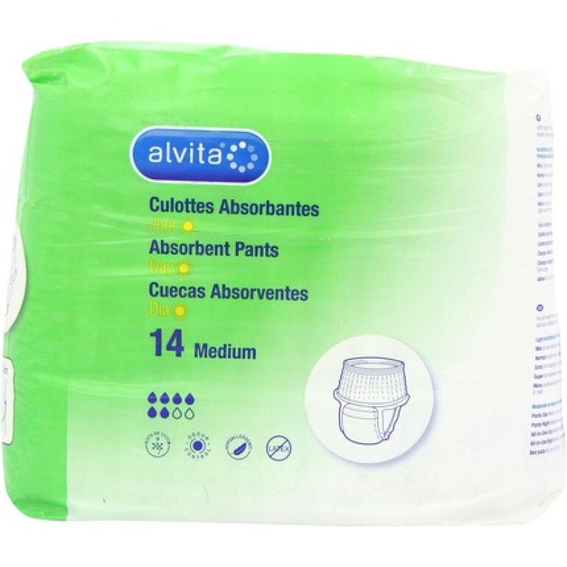 Alvita Absorbent Day Incontinence Range Medium Pants