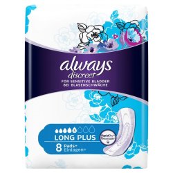 Always Discreet Long Plus Sanitary napkin 8 pc(s)