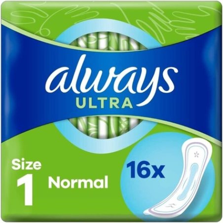 Always Sanitary Pads Ultra Normal 16 Count