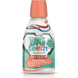 Aquafresh Kids Mouthwash Big Teeth Child-Friendly Fruity Flavour 300ml