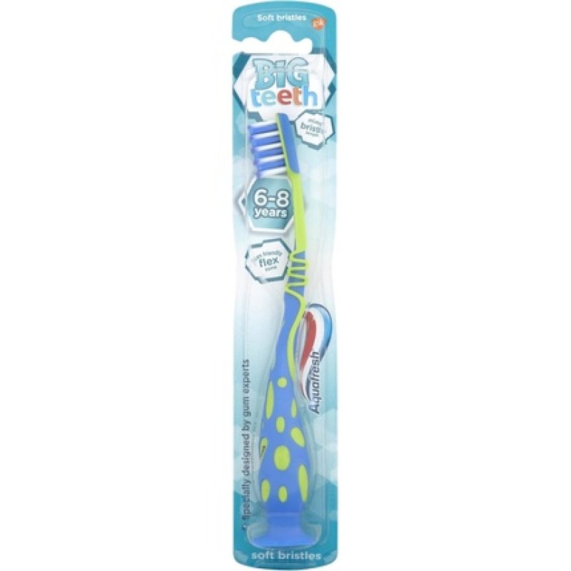 Aquafresh Big Teeth 6-8 Years Soft Bristles Manual Toothbrush