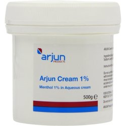 Arjun 1% Menthol Aqueous Cream 500g