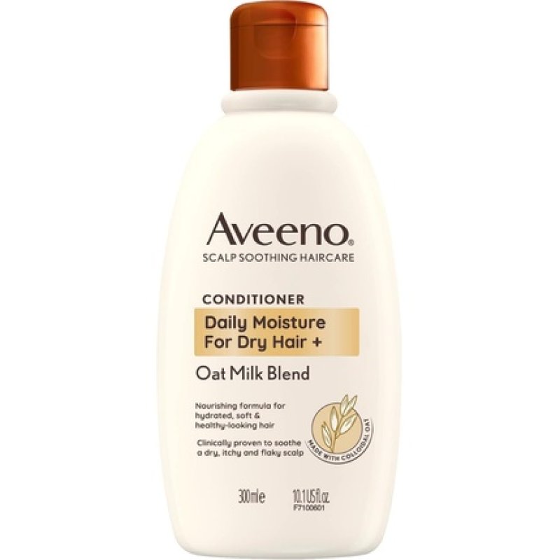 Aveeno Hydrating Oat Milk Scalp Soothing Conditioner For Dry Hair 300ml