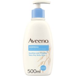 Aveeno Dermexa Daily Emollient Cream with Prebiotic Triple Oat Complex and Ceramides 500ml
