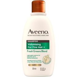 Aveeno Volumizing Fresh Greens Scalp Soothing Mint Cucumber And Rosemary