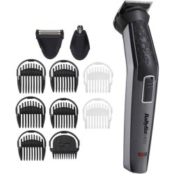 Babyliss Men 11-in-1 Carbon Titanium Face and Body Multi Grooming Kit with Nose Trimmer