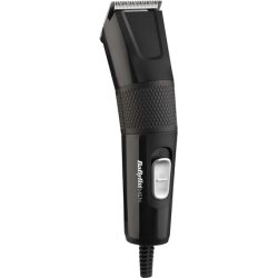Babyliss 7755U Men Hair Clipper with Diamond Sharp Stainless Steel Blades and 8 Comb Guides - Black