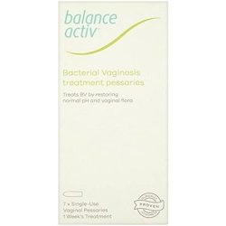 Balance Activ BV Vaginal Pessaries 7 Pessaries Box
